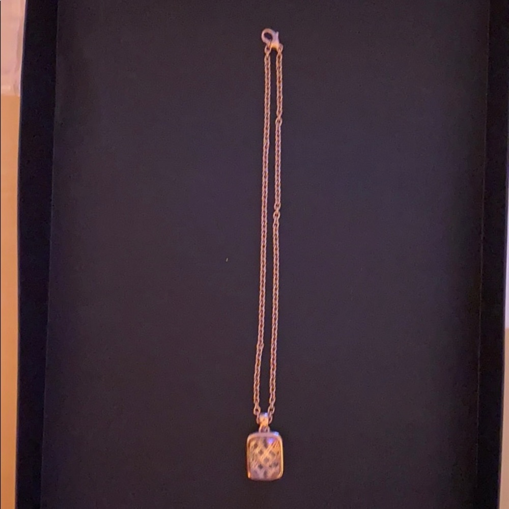 Rose goldfish pendant necklace